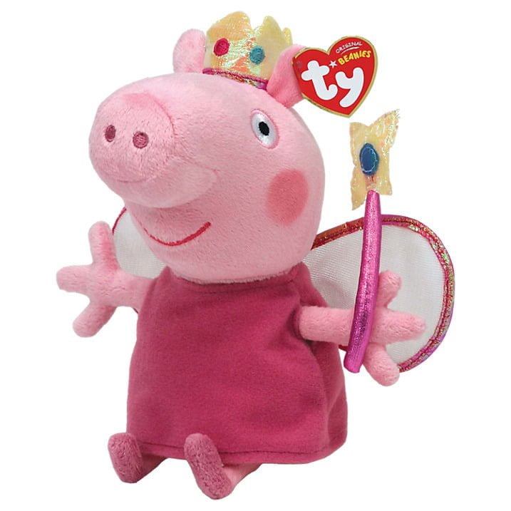 Peppa Pig Princess Beanie Baby 15 cm - TY