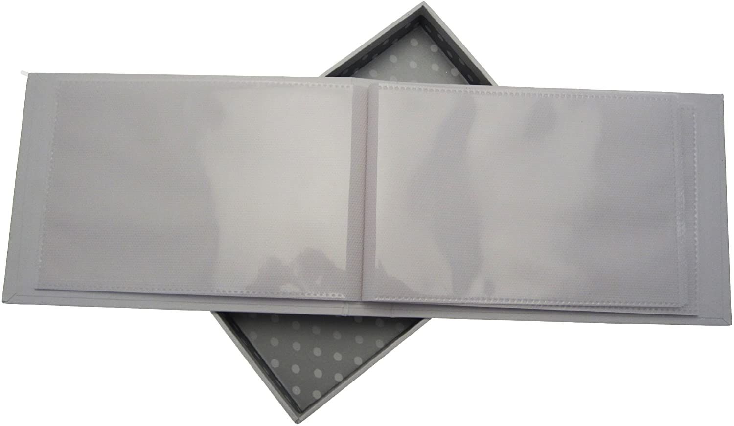New Baby Girl Pink Small Photo Album - White Cotton Cards - Image 3