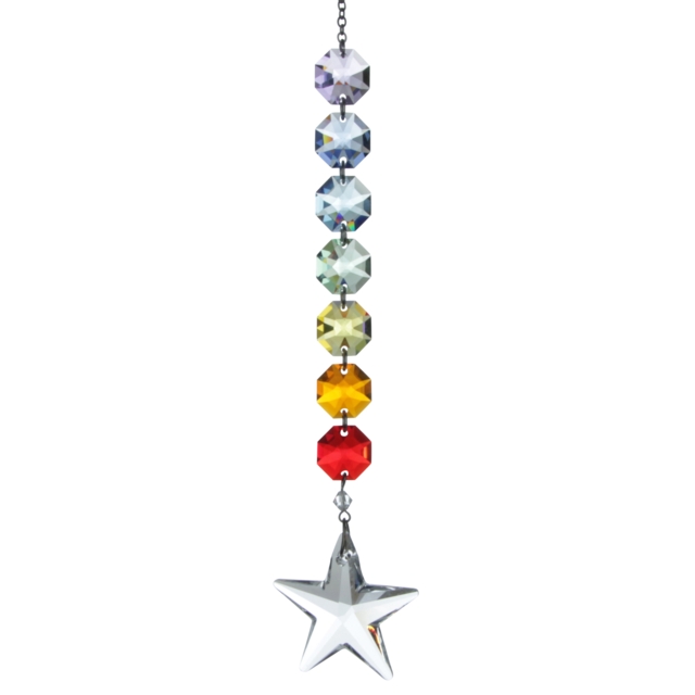 Crystal Radiance - Swarovski Crystal Star Rainbow Maker Sun Catcher