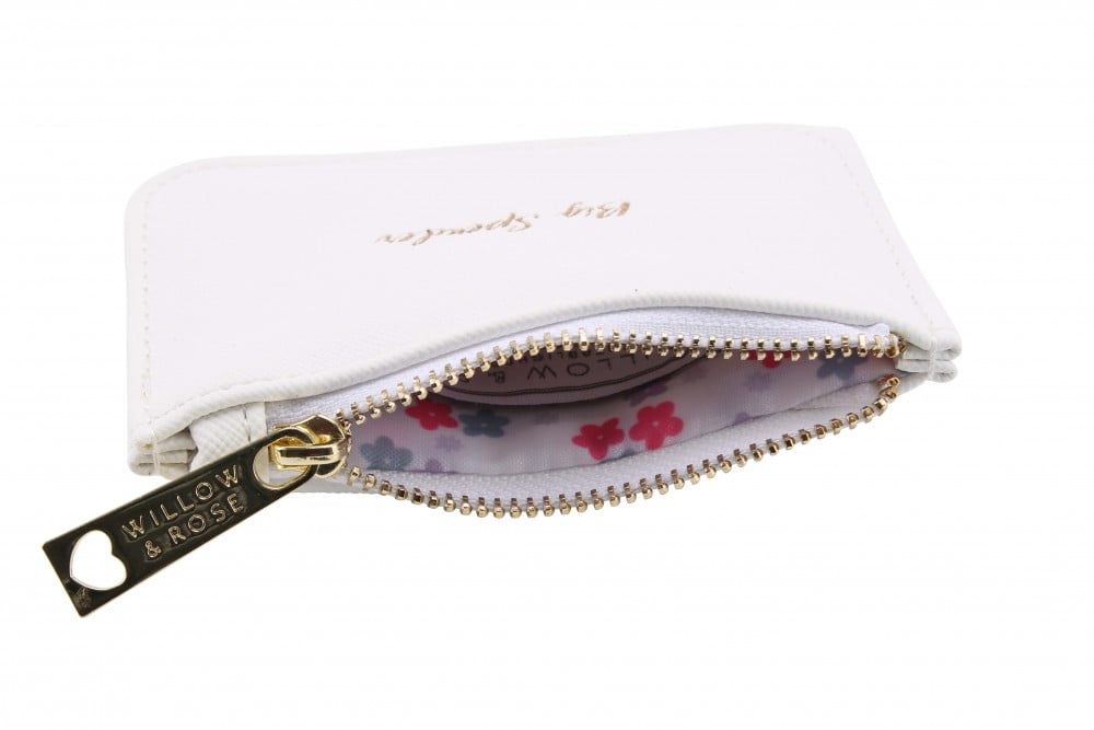 Big Spender White Rectangular Purse - Willow & Rose - Image 2