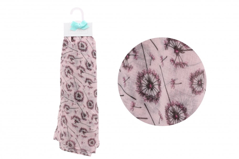 Pink Dandelion Scarf - Willow & Rose