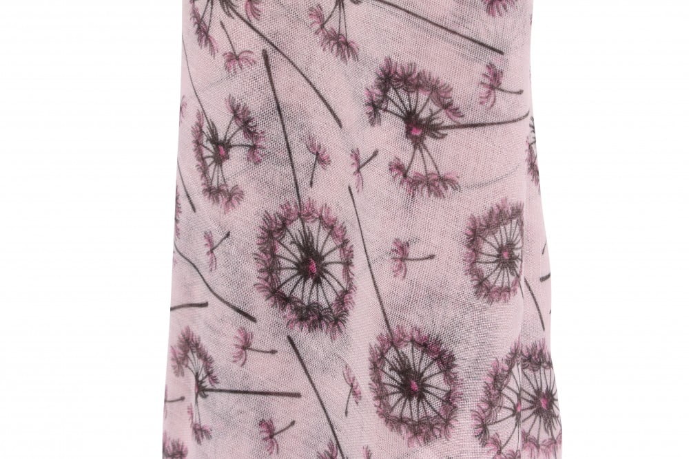 Pink Dandelion Scarf - Willow & Rose - Image 2