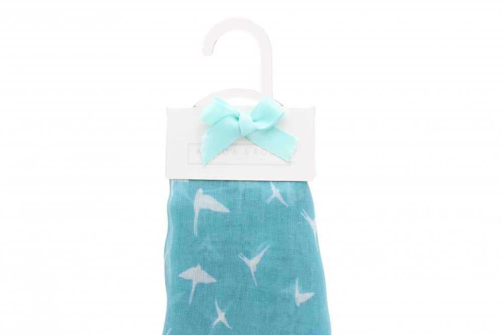 Blue Bird Scarf - Willow & Rose - Image 3