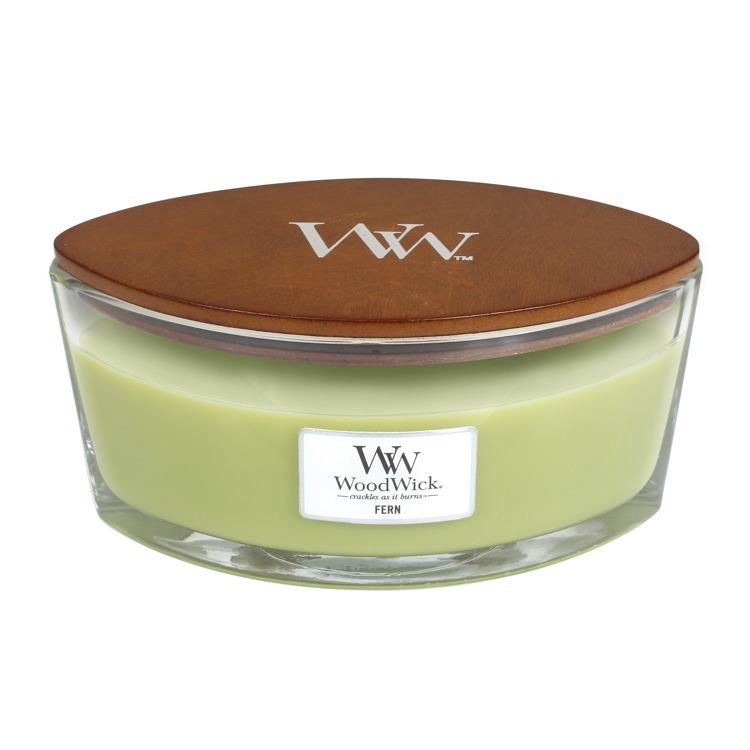 WoodWick HearthWick Fern Ellipse Candle, 453g - Image 2