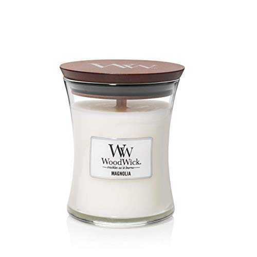WoodWick Magnolia Medium Hourglass Candle, 275g - Image 3