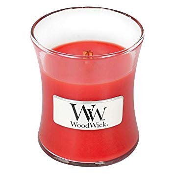 WoodWick Crimson Berries Mini Hourglass Candle, 85g
