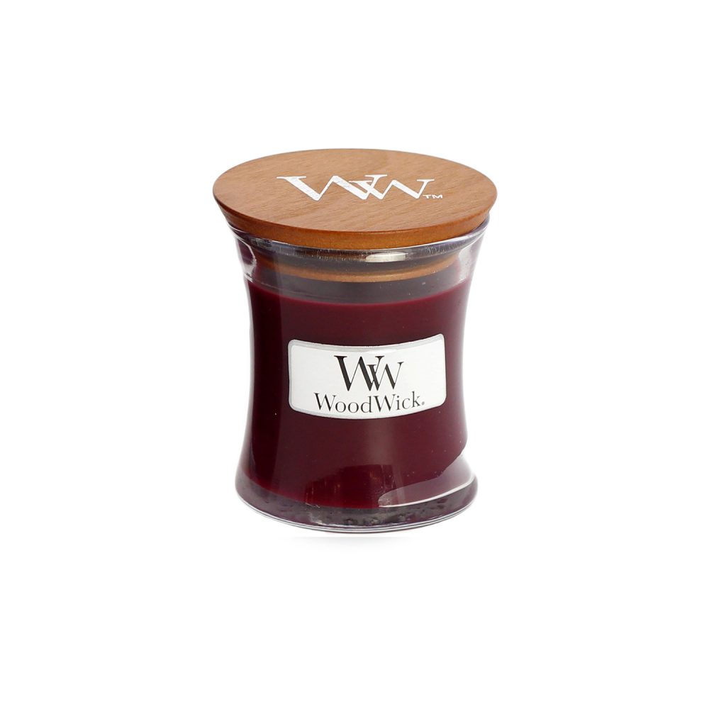 WoodWick Black Cherry Mini Hourglass Candle, 85g - Image 2