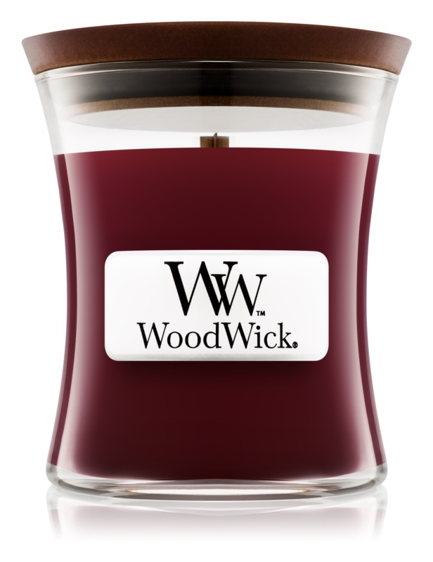 WoodWick Black Cherry Mini Hourglass Candle, 85g - Image 3