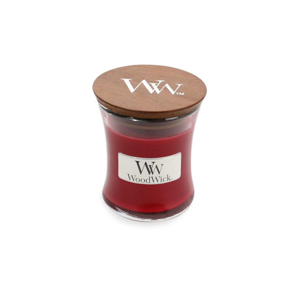 WoodWick Currant Mini Hourglass Candle, 85g - Image 2