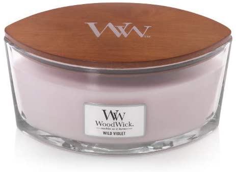 WoodWick HearthWick Wild Violet Ellipse Candle, 453g - Image 2