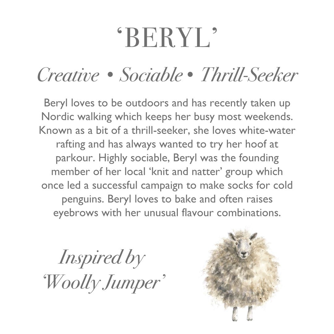 Wrendale Designs Beryl Sheep Regular Plush Character - Image 3