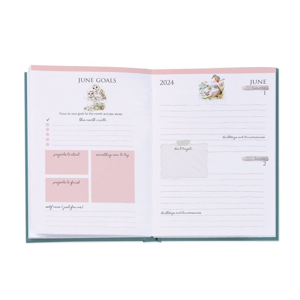 2024 Desk Diary - Wrendale Designs - Image 3