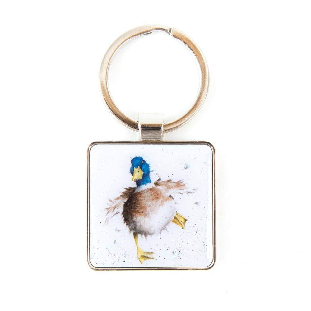 A Waddle and a Quack Duck Keyring - Wrendale Designs