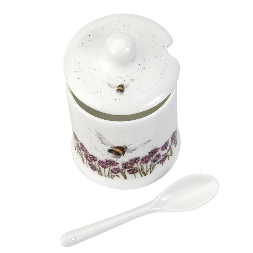Bee Conserve Pot and Spoon - Wrendale Designs - Image 2
