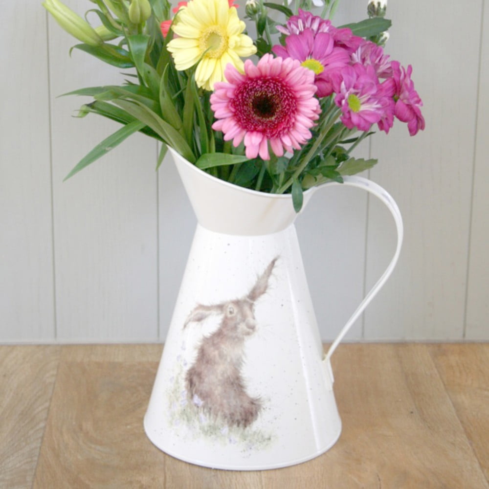 Harebells Hare Flower Jug - Wrendale Designs - Image 2