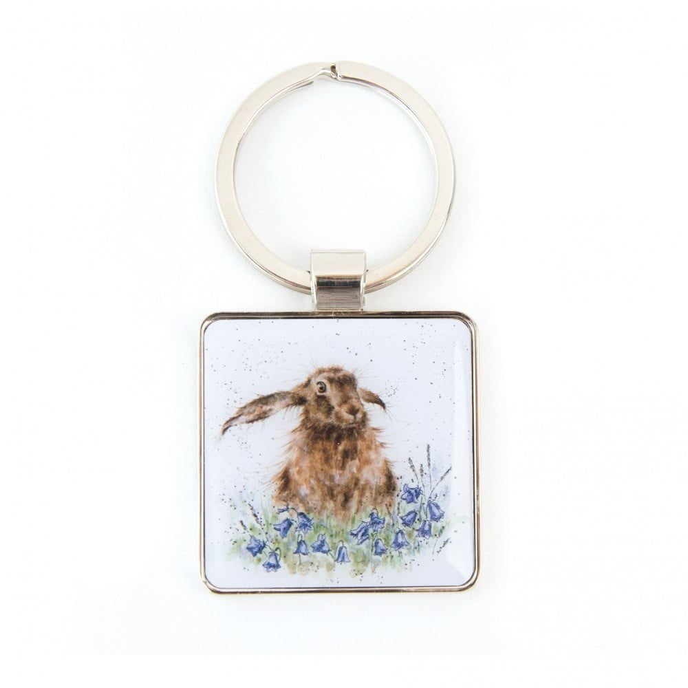 Bright Eyes Hare Keyring - Wrendale Designs