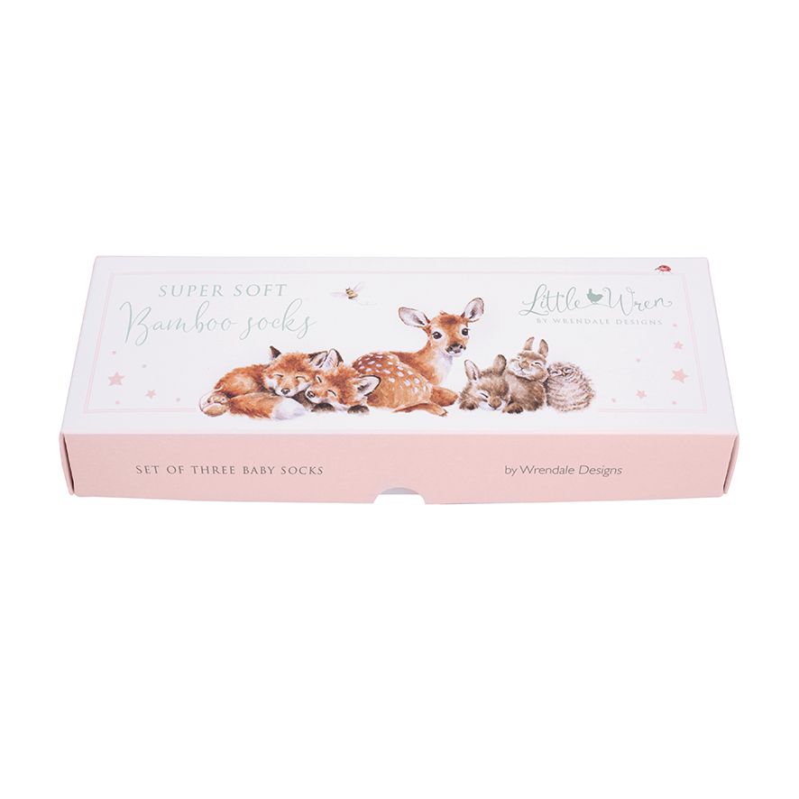 'Little Forest' Woodland Animal Baby Socks - Wrendale Designs - Image 5