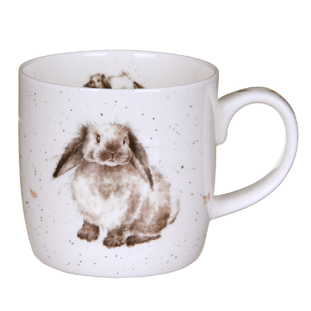 Rosie Bunny Rabbit China Mug - Wrendale Designs - Image 2