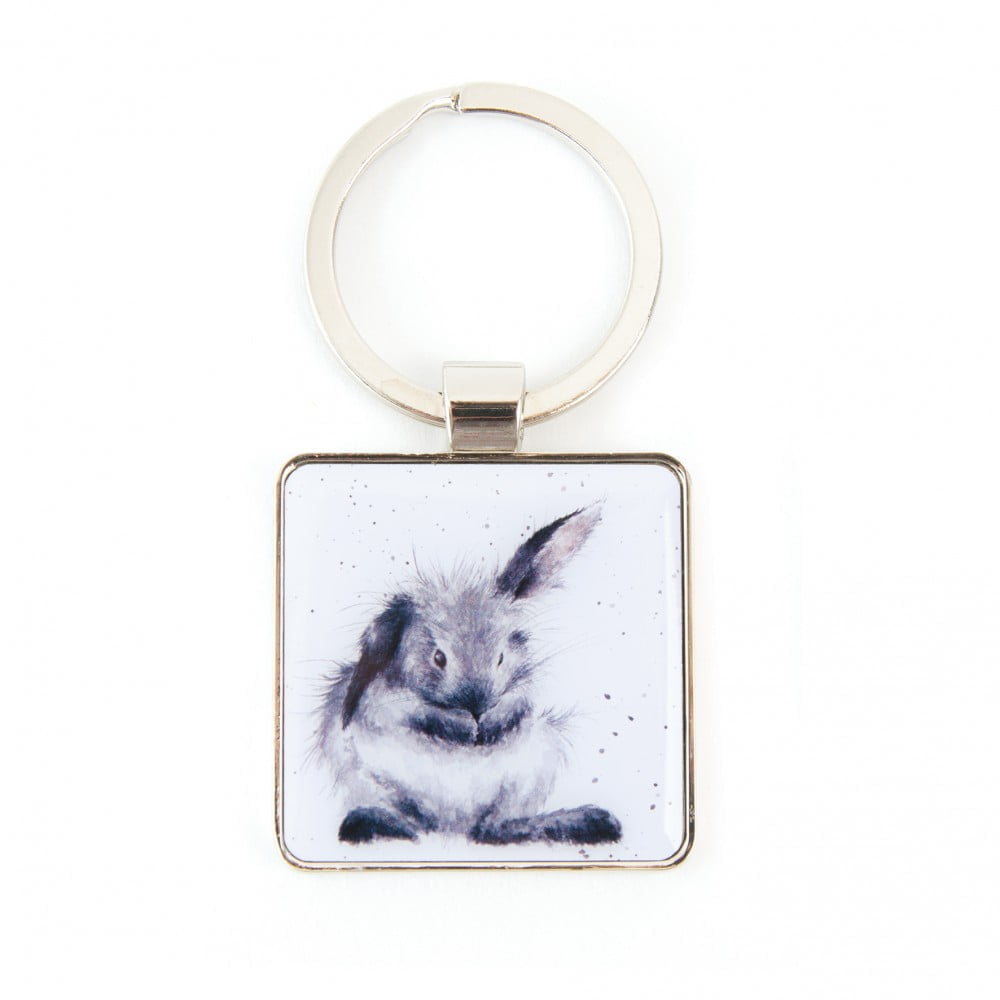 Bathtime Bunny Rabbit Keyring - Wrendale Designs
