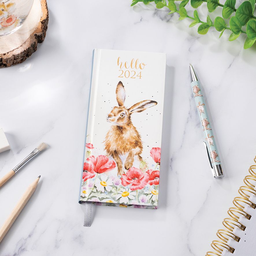 2024 Slim Hardback Diary - Wrendale Designs - Image 2