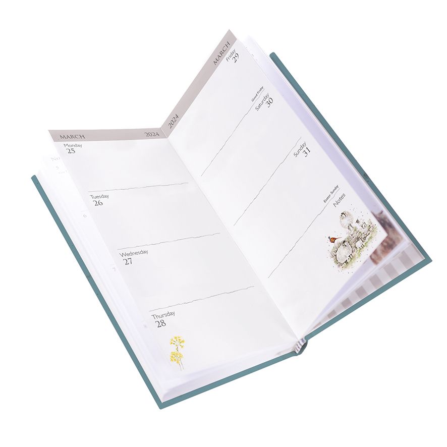 2024 Slim Hardback Diary - Wrendale Designs - Image 3