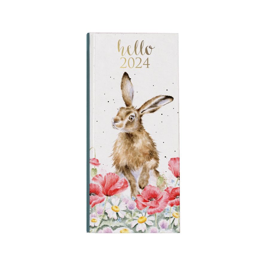 2024 Slim Hardback Diary - Wrendale Designs