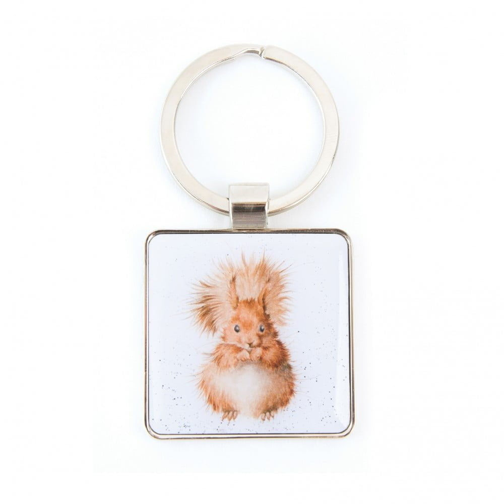Redhead Red Squirrel Keyring - Wrendale Designs