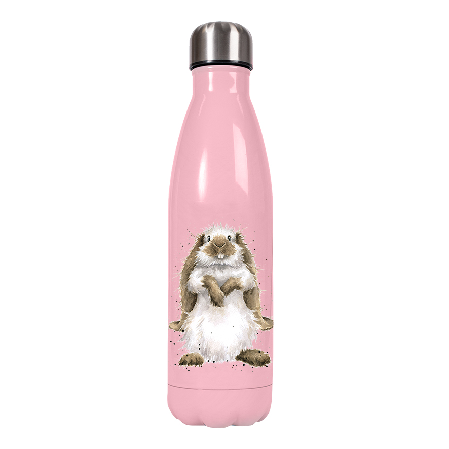Piggy in the Middle Water Bottle - Wrendale Designs - Image 2