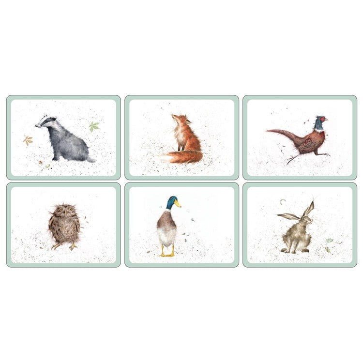 Animal Placemats Set - Wrendale Designs