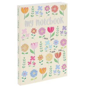 A6 Foiled Floral Softback Notebook - Wendy Jones Blackett WJB15