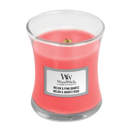 WoodWick Melon and Pink Quartz Medium Hourglass Candle, 275g - Image 3