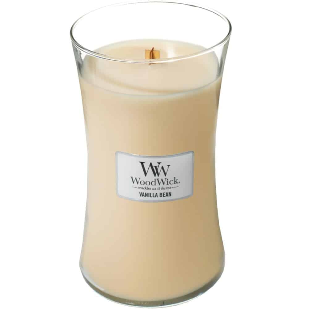 WoodWick Vanilla Bean Large Hourglass Candle, 604g