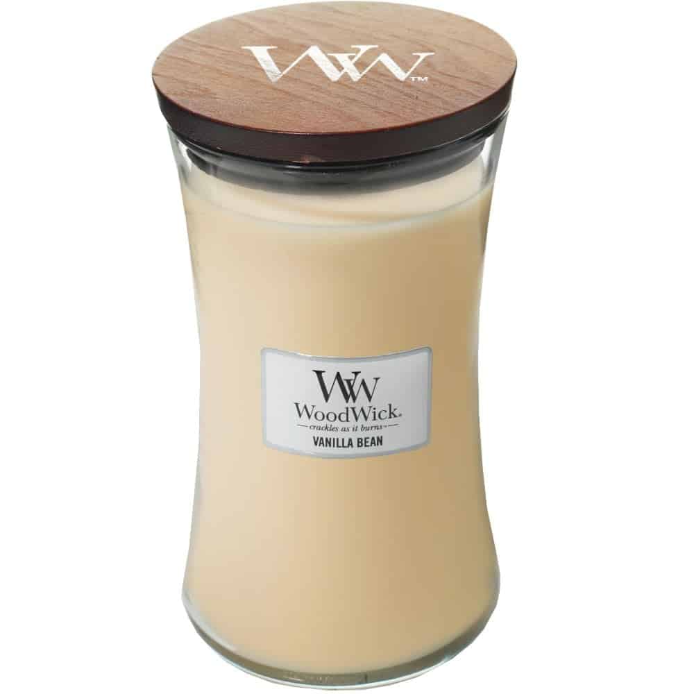 WoodWick Vanilla Bean Large Hourglass Candle, 604g - Image 2