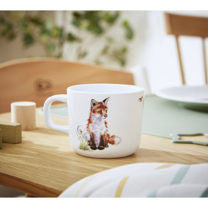 Wrendale Little Wren Baby Collection - Woodland Melamine Little Wren Handled Cup - Wrendale Designs - Image 2