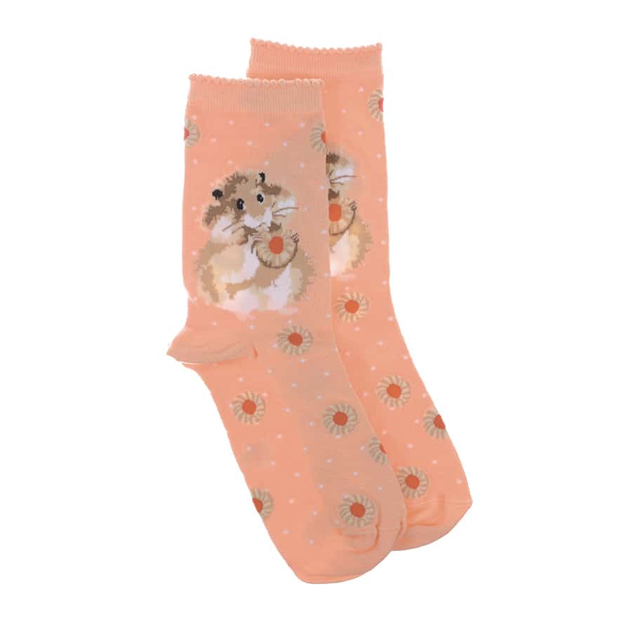 'Flowers’ Giraffe Socks - Wrendale Designs - Image 4