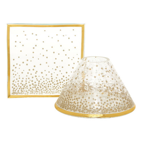 Holiday Sparkle Large Shade & Tray Set - Yankee Candle