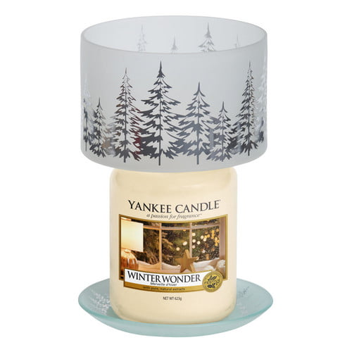 Winter Trees Large Shade & Tray Set - Yankee Candle - Image 2