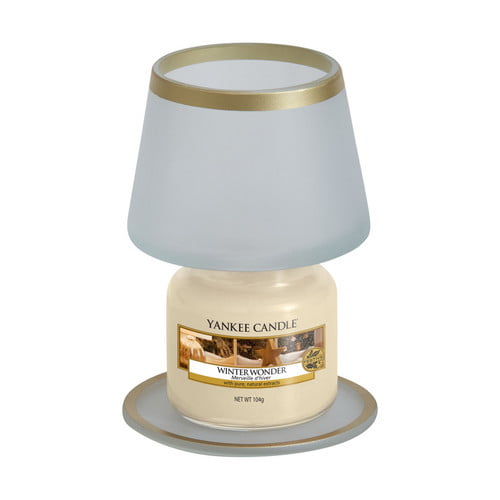 Frosty Glass Small Shade & Tray Set - Yankee Candle - Image 2