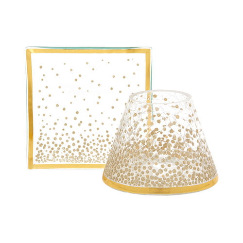 Holiday Sparkle Small Shade & Tray Set - Yankee Candle