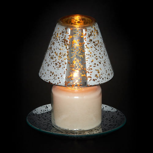 Shimmer Glow Small Shade & Tray Set - Yankee Candle - Image 3