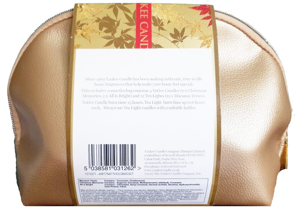 Yankee Candle Christmas Cosmetic Bag Gift Set - Image 3