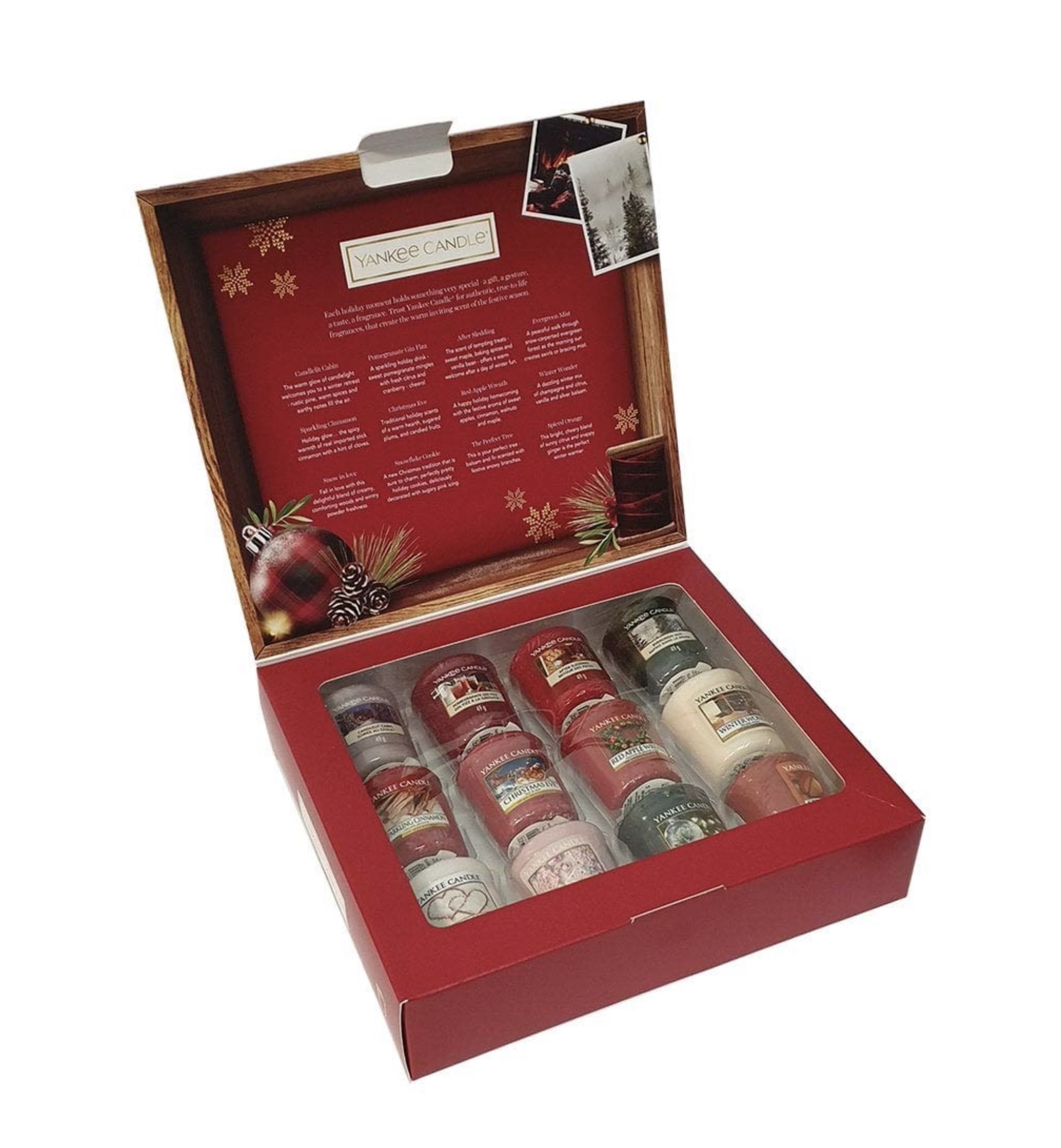 Yankee Candle 12 Votive Book Gift Set - Alpine Christmas - Image 3