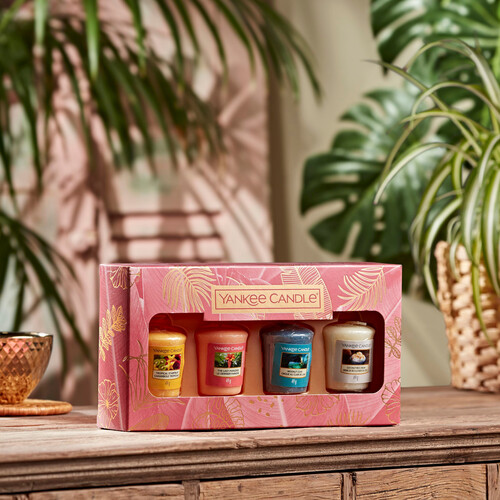Yankee Candle 4 Votive Candle Gift Set - Last Paradise