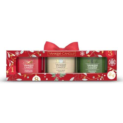 Yankee Candle 3 Filled Votives Gift Set - Countdown to Christmas