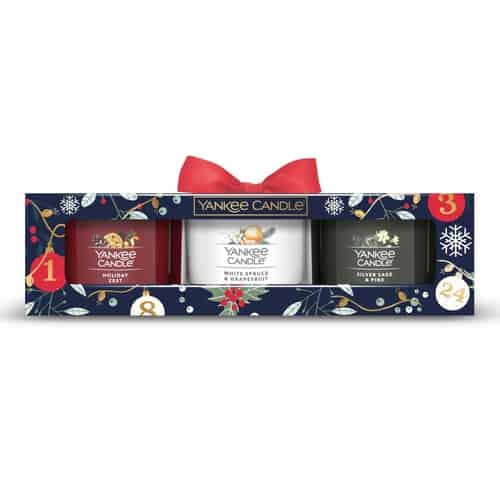 Yankee Candle 3 Filled Votives Gift Set - Countdown to Christmas