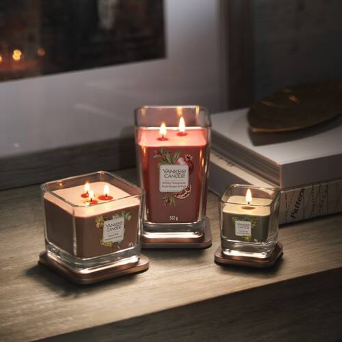 Yankee Candle Elevation Collection - Holiday Pomegranate - Large 2-Wick Square Candle - Image 4