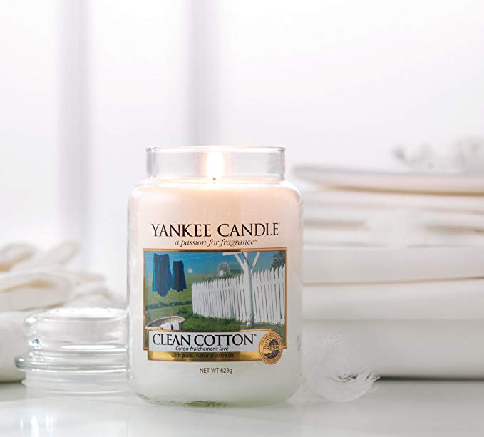 Clean Cotton - Yankee Candle - Large Jar - Image 2