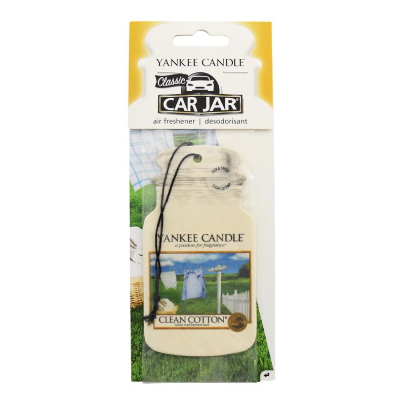 Yankee Candle Clean Cotton Car Jar Air Freshener