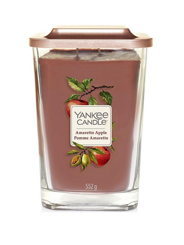 Yankee Candle Elevation Collection - Amaretto Apple - Large 2-Wick Square Candle