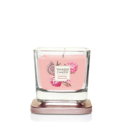 Yankee Candle Elevation Collection - Salt Mist Peony - Small 1-Wick Square Candle - Image 2